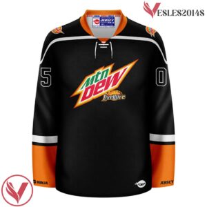Mountain Dew Live Wire Blackout Hockey Jersey - Vesles2014S 2
