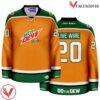 Mountain Dew Live Wire Orange Hockey Jersey - Vesles2014S