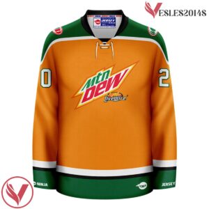 Mountain Dew Live Wire Orange Hockey Jersey - Vesles2014S 2