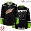 Mountain Dew Original Flavor Blackout Hockey Jersey - Vesles2014S
