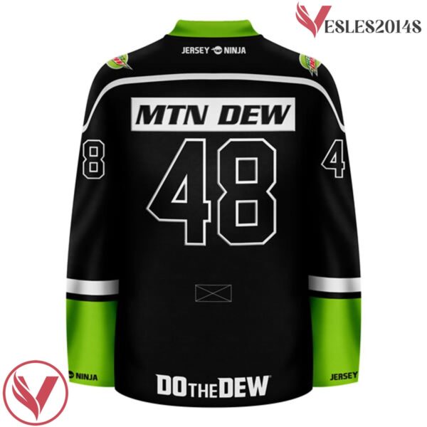 Mountain Dew Original Flavor Blackout Hockey Jersey - Vesles2014S 3