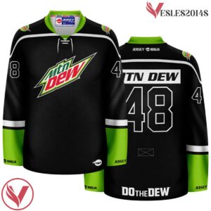 Mountain Dew Original Flavor Blackout Hockey Jersey - Vesles2014S