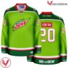 Mountain Dew Original Flavor Green Hockey Jersey - Vesles2014S