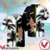 Mountain Dew Palm Tree Black White Hawaiian Shirt And Short, Unique Gifts For Friends - Vesles2014S 1