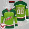 Mountain Dew Personalized Hockey Jersey, Trending Gifts For Fans - Vesles2014s