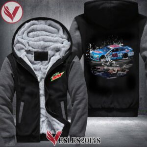 Mountain Dew Racing Fleece Hoodie Jacket, Unique Gifts For Car Lovers - Vesles2014S 1