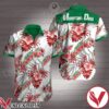 Mountain Dew Red Tropical Floral White Hawaiian Shirt, Unique Gifts For Friends - Vesles2014S 1