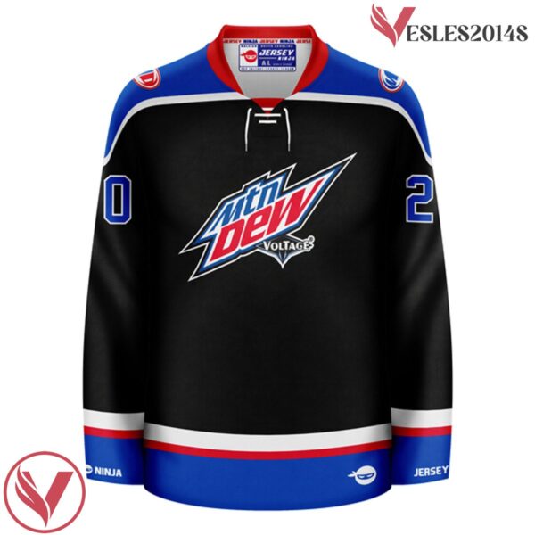 Mountain Dew Voltage Black Hockey Jersey - Vesles2014S 2