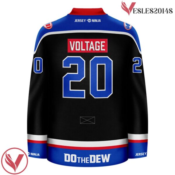 Mountain Dew Voltage Black Hockey Jersey - Vesles2014S 3