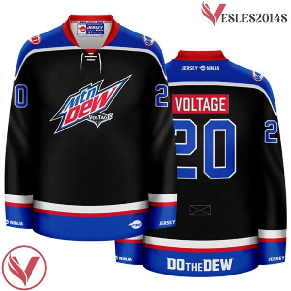 Mountain Dew Voltage Black Hockey Jersey - Vesles2014S