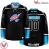 Mountain Dew White Out Blackout Hockey Jersey - Vesles2014S