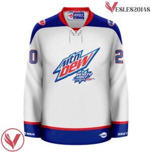 Mountain Dew White Out White Hockey Jersey - Vesles2014S 2