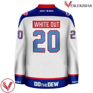 Mountain Dew White Out White Hockey Jersey - Vesles2014S 3