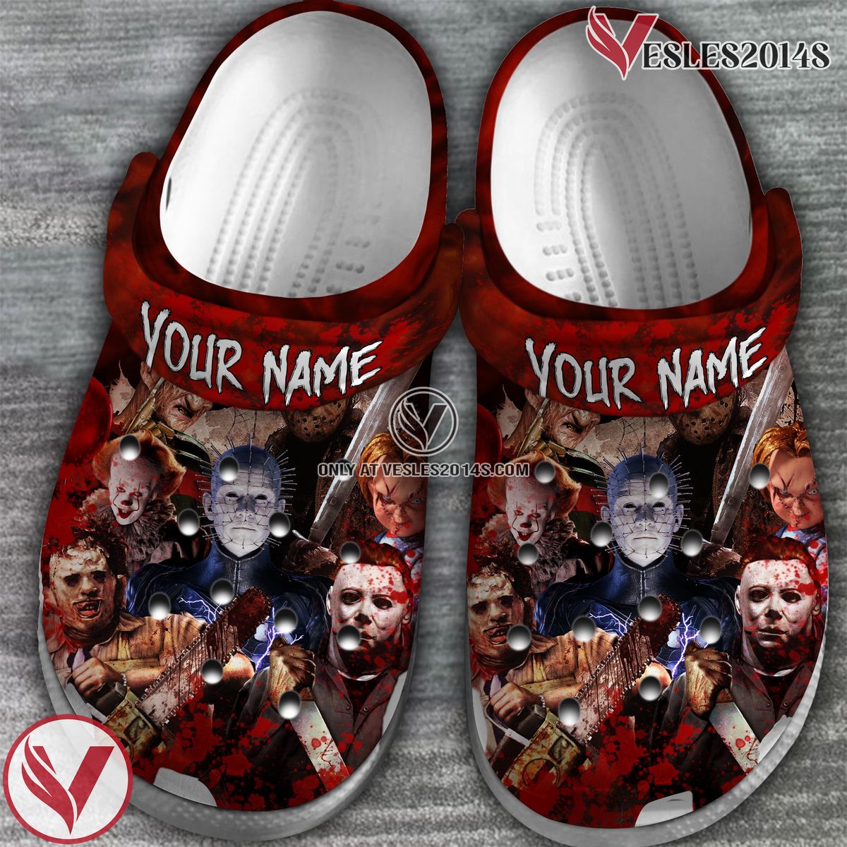 Movie Halloween Crocs Crocband Clogs Shoes Comfortable For Men Women and Kids - Vesles2014S 2