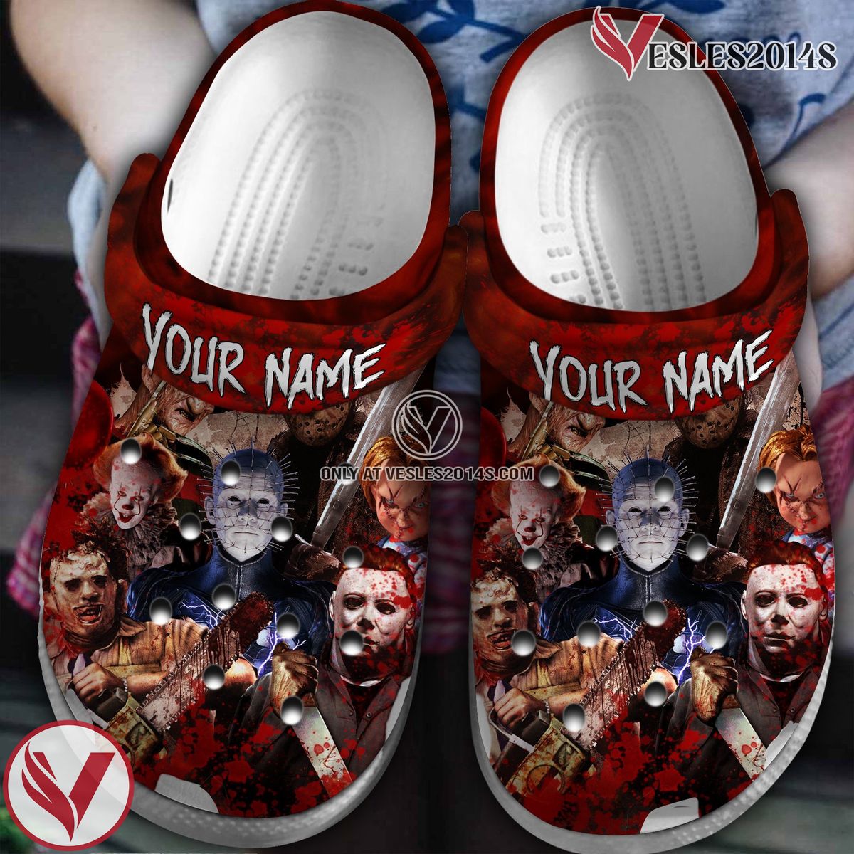 Movie Halloween Crocs Crocband Clogs Shoes Comfortable For Men Women and Kids - Vesles2014S