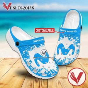 Movistar Spain Logo Crocs Shoes For Men And Women, Unique Clogs Shoes For Fans - Vesles2014S