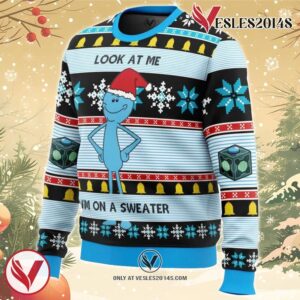 Mr. Meeseeks Ugly Christmas Sweater, Unique Christmas Gift For Fans - Vesles2014S 1