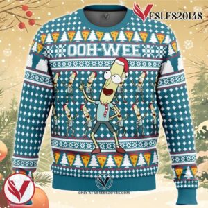 Mr. Poopybutthole Ohh Wee Rick n Morty Ugly Christmas Sweater, Unique Christmas Gift For Fans - Vesles2014S