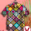 Multi Mandala Black Border Fibre Frame Hawaiian Shirt, Unique Gifts For Friends - Vesles2014S 1