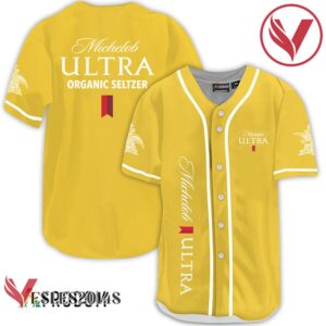 Multicolor Michelob Ultra Organic Seltzer Baseball Jersey, Perfect Gifts For Fans - Vesles2014S 3