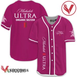 Multicolor Michelob Ultra Organic Seltzer Baseball Jersey, Perfect Gifts For Fans - Vesles2014S