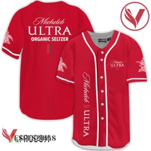 Multicolor Michelob Ultra Organic Seltzer Baseball Jersey, Perfect Gifts For Fans - Vesles2014S 5
