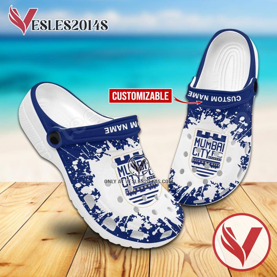 Mumbai City FC Logo Custom Crocs Shoes For Men And Women, Unique Clogs Shoes For Fans - Vesles2014S