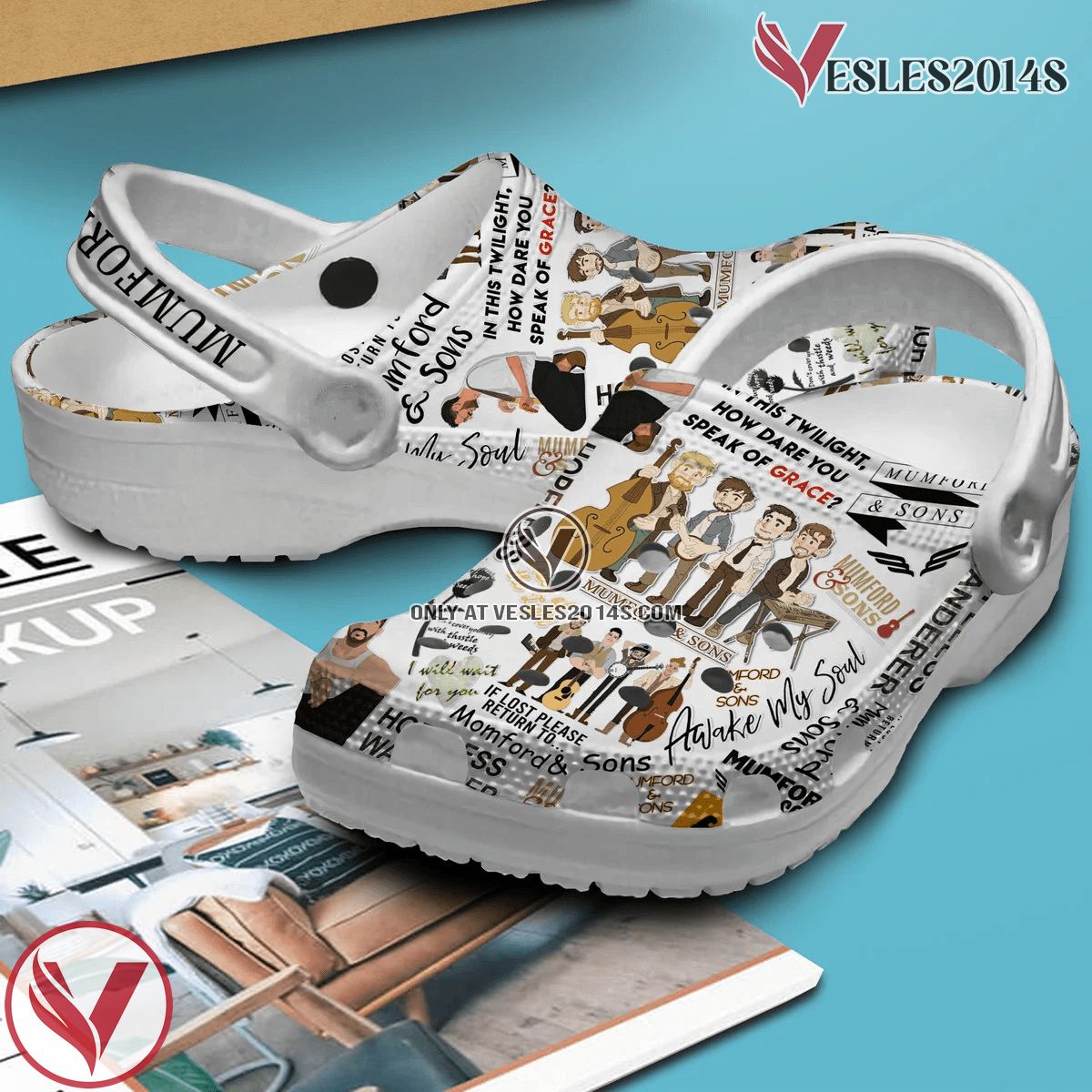 Mumford & Sons Band Music Crocs Crocband Clogs Shoes, Unique Gifts For Fans Style 1 - Vesles2014S 2