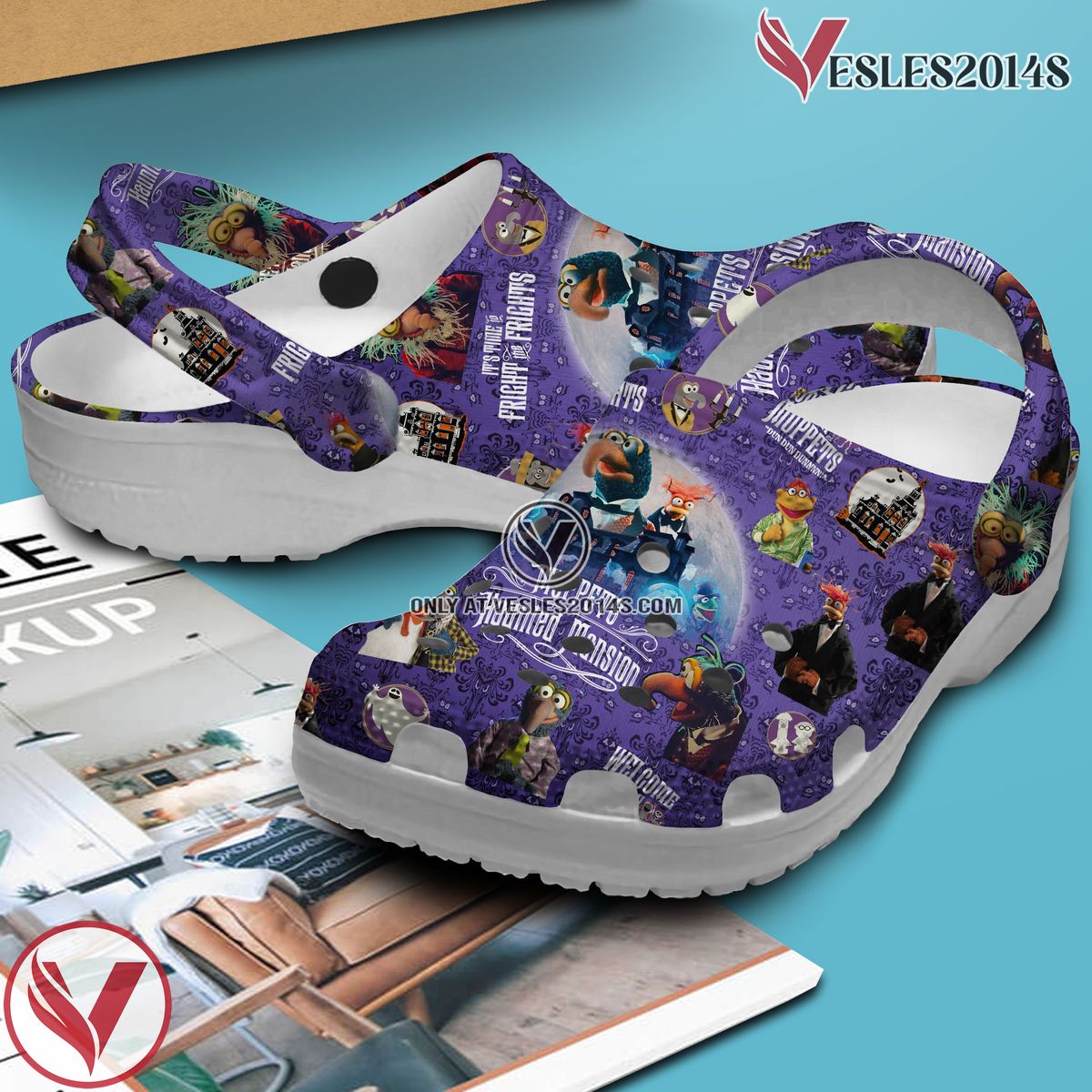 Muppets Haunted Mansion Movie Crocs Crocband Clogs Shoes Comfortable For Men Women and Kids - Vesles2014S 2