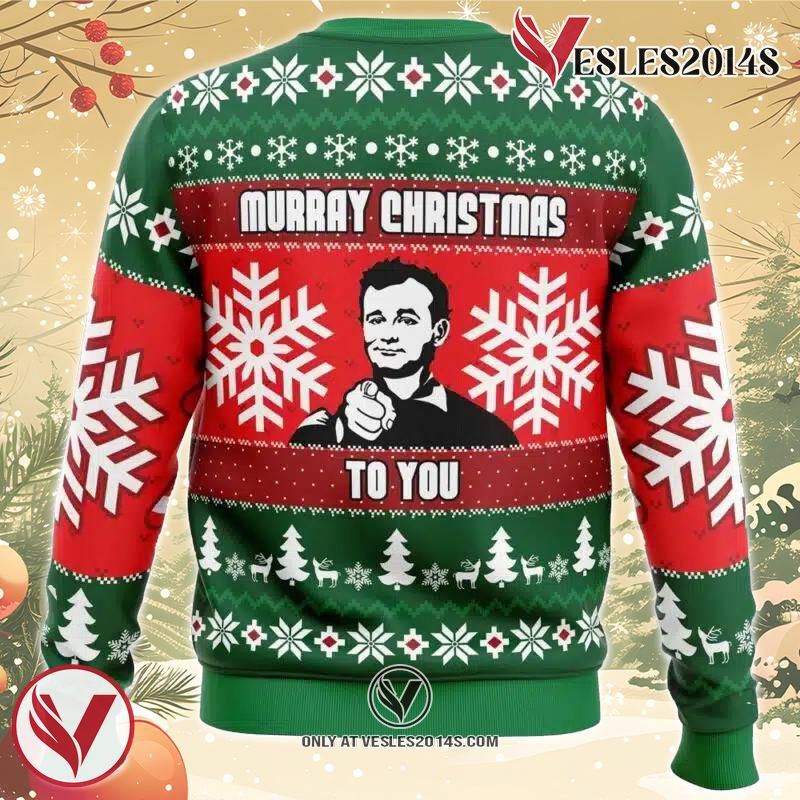 Murray Christmas Bill Murray Ugly Christmas Sweater, Unique Christmas Gift For Fans - Vesles2014S 1