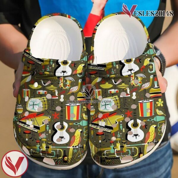 Music Pattern clog Shoes - Vesles2014S
