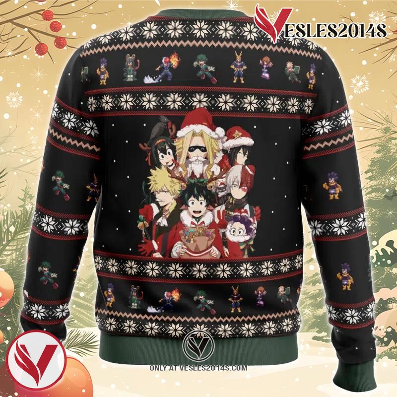 My Hero Academia Boku No Holiday Ugly Christmas Sweater, Unique Christmas Gift For Fans - Vesles2014S 1