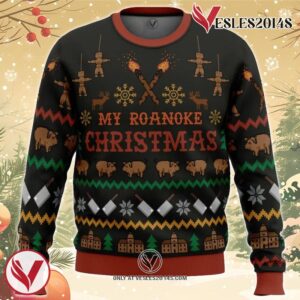 My Roanoke Christmas American Horror Story Ugly Christmas Sweater, Unique Christmas Gift For Fans - Vesles2014S