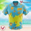 Mystery Machine Pattern Scooby Doo Hawaiian Button Up Shirt, Perfect Gifts For Anime Lovers - Vesles2014S