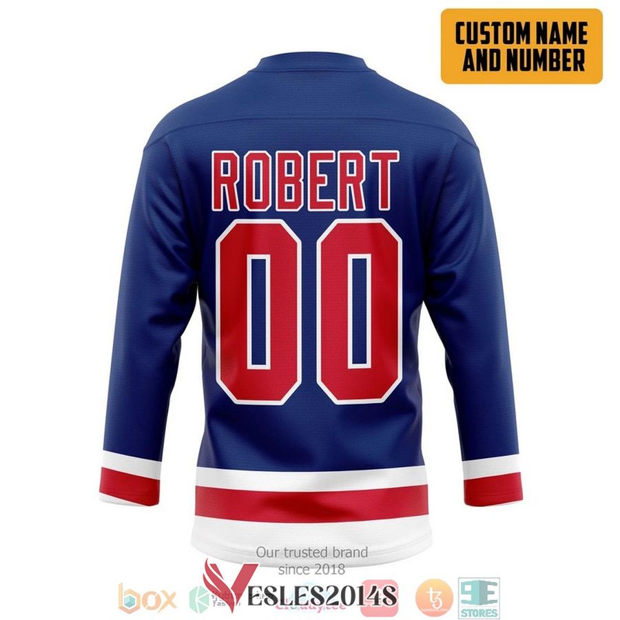 N.Y.R Artemi Panarin Blue Home Premier Breakaway Player Custom Name and Number Hockey Jersey Shirt, Trending Gifts For Fans - Vesles2014s 1