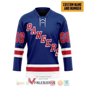 N.Y.R Artemi Panarin Blue Home Premier Breakaway Player Custom Name and Number Hockey Jersey Shirt, Trending Gifts For Fans - Vesles2014s