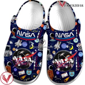 NASA Crocs Crocband Clogs Shoes Comfortable For Men Women and Kids Style 2, Unique Gift From  Vesles2014S 4