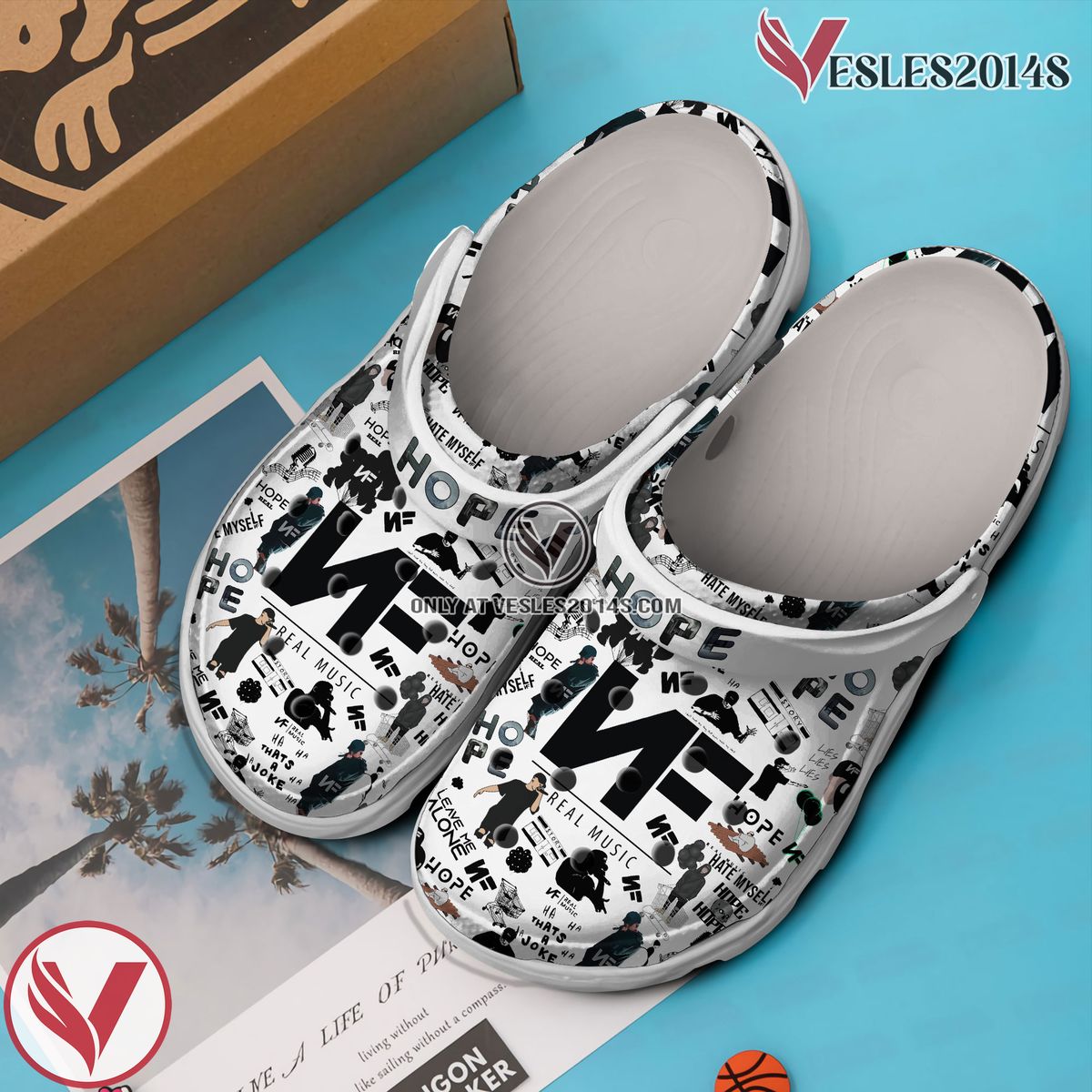 NF Leave Me Alone Music Crocs Crocband Clogs Shoes, Unique Gifts For Fans Style 1 - Vesles2014S 3