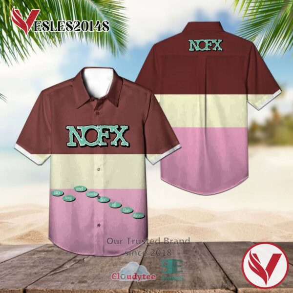 NOFX Band So Long and Thanks for All the Shoes Album Hawaiian Shirt, Best Gift For Music Lovers Vesles2014S