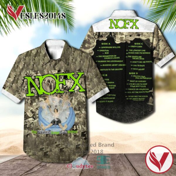 NOFX Band The Greatest Songs Ever Written Album Hawaiian Shirt, Best Gift For Music Lovers Vesles2014S