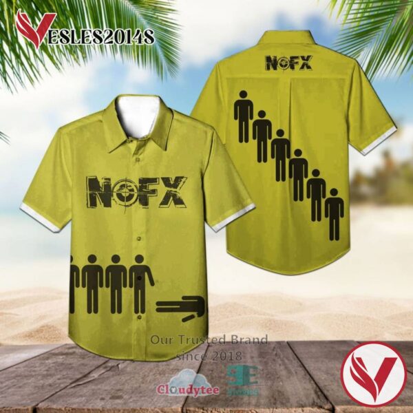 NOFX Band Wolves in Wolves' Clothing Album Hawaiian Shirt, Best Gift For Music Lovers Vesles2014S