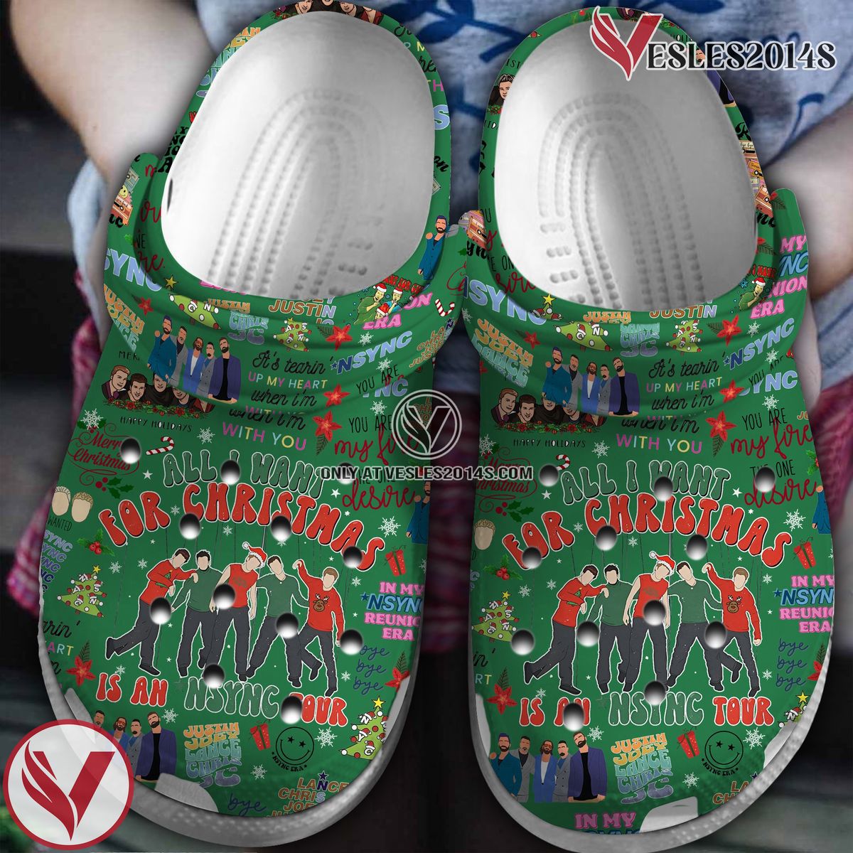 NSYNC Music Crocs Crocband Clogs Shoes, Unique Gifts For Fans Style 2 - Vesles2014S
