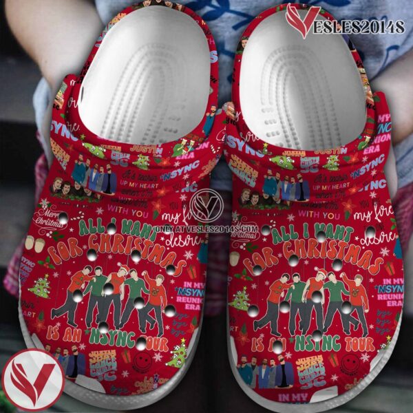 NSYNC Music Crocs Crocband Clogs Shoes, Unique Gifts For Fans Style 8 - Vesles2014S