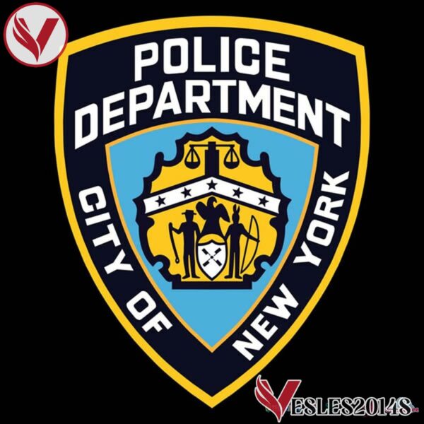 NYPD Shield Black Finest Customize Hockey Jersey, Trending Gifts For Fans - Vesles2014s