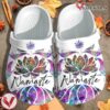 Namaste Lotus Yoga Shoes Clogs – Love Light And Peace Birthday Gift For Women, Unique Gift From  Vesles2014S