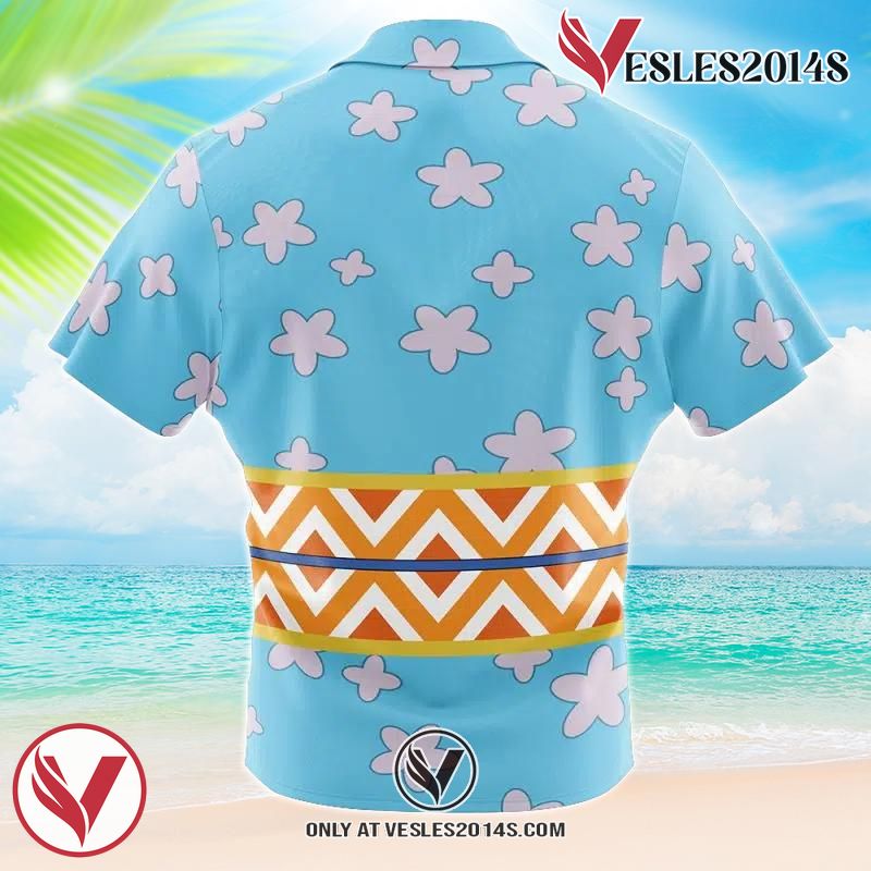 Nami Wano Arc OP Hawaiian Button Up Shirt, Perfect Gifts For Anime Lovers - Vesles2014S 1