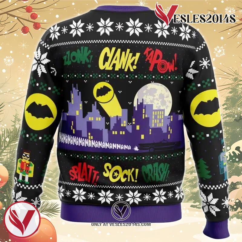 Nananana Christmas Batman DC Comics Ugly Christmas Sweater, Unique Christmas Gift For Fans - Vesles2014S 1