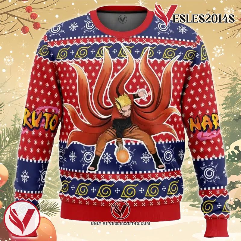 Naruto Baryon Ugly Christmas Sweater, Unique Christmas Gift For Fans - Vesles2014S