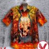 Naruto Forest On Fire Hawaiian Shirt, Unique Gifts For Friends - Vesles2014S 1