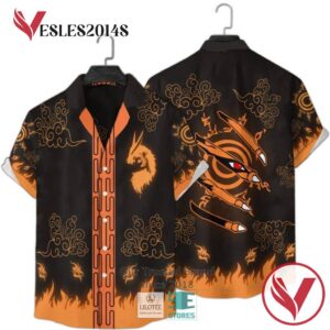 Naruto Kurama Casual Hawaiian Shirt, Best Gifts For Summer Vesles2014S 1